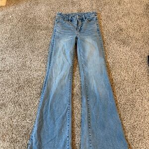 American Eagle Outfitters Light Blue Flare Jeans